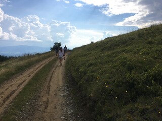 Obraz premium hiking in the mountains