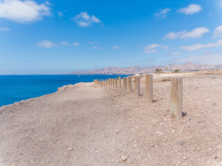 Fototapeta na wymiar Playa Mujeres in Lanzarote, Canary Islands, Spain