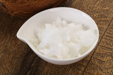 Dietary Coconut oil in the bowl
