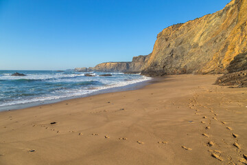 Atlantic isolated beach