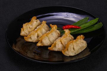 Japanese traditional cuisine Gyoza dumplings