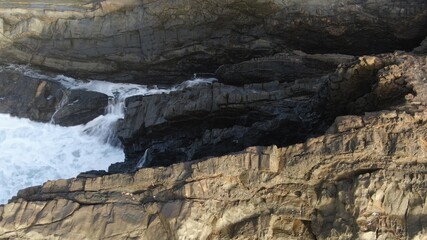 mighty atlantic ocean showing its power
