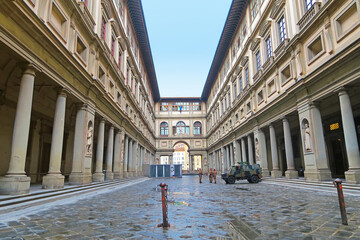 Fototapeta na wymiar Uffizi Gallery,Florence,Italy