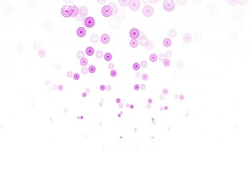 Light Purple vector backdrop with dots.