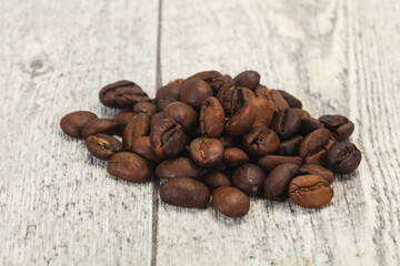 Roasted coffee beans for cooking