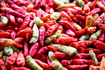 Karen chili is traditional asia chili (Prik Ka Reang). 