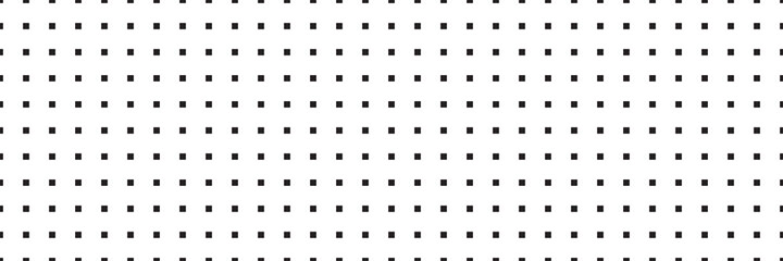 seamless square background. vector texture for note or notebook. black sheet paper. square pattern