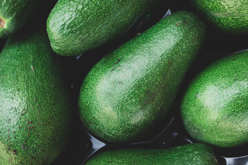 avocado on a surface