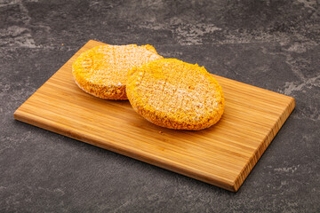 Raw chicken cutlet for roast