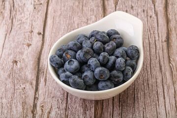 Ripe sweet tasty blueberries heap