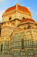 View of the dome of Florence cathedral.