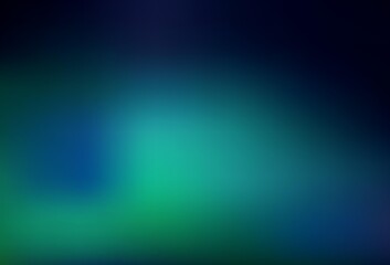 Obraz premium Dark Blue, Green vector abstract blurred background.