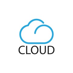 cloud logo vector