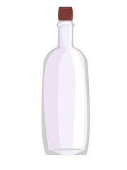 glass wine bottle. alcoholic beverages. winemaking. clear glass. container for liquid.