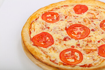 Italian Pizza pepperoni with sausages