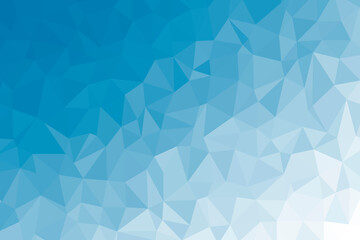 Abstract blue low poly background texture. Creative polygonal backdrop illustration