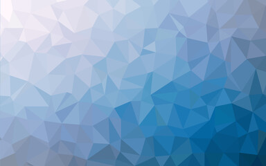 Abstract blue low poly background texture. Creative polygonal backdrop vector illustration