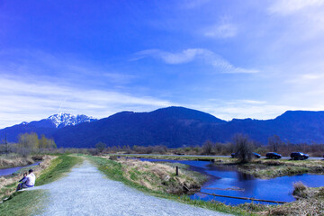 lake in the mountains