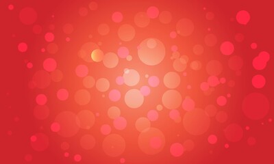 red bokeh background with soft blur bokeh light.