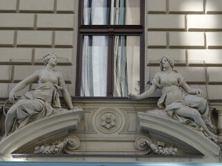 Obraz premium historischer Fassadenschmuck