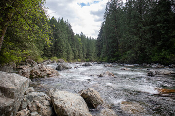 river in the mountains