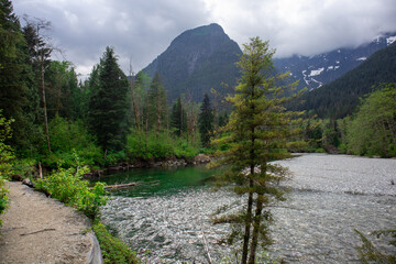 landscape in the mountains