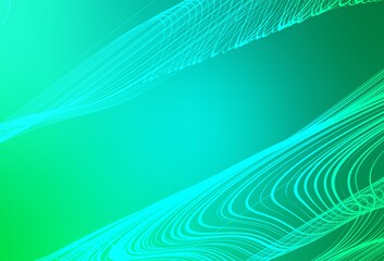 Light Green vector blurred pattern.