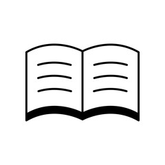 Icono de libro. Vector
