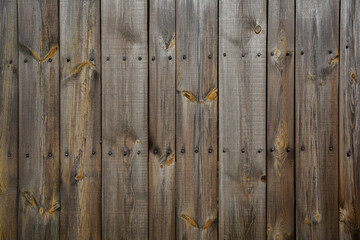 Fototapeta premium Old grey wooden background. Timber board. Grunge image. Board floor. Old rustic wooden texture.