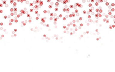 Light Pink vector layout with circle shapes.