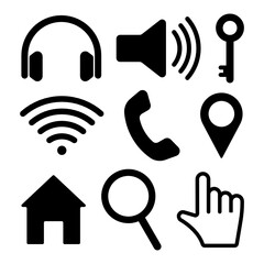 Set of computer icons 
