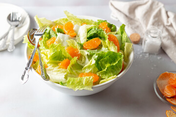 salad with vegetables