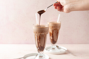 chocolate milk shake