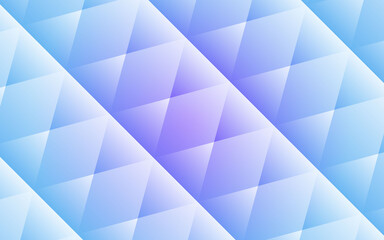 Plakat Abstract blue geometric shapes background