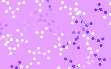 Light Purple vector texture with artificial intelligence concept.