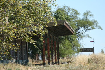 estaci&oacute;n de pueblo pampeano argentina