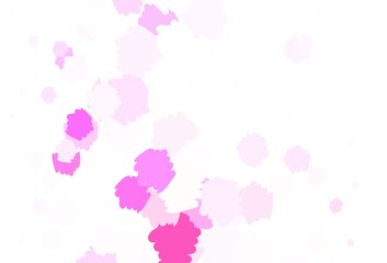 Light Purple, Pink vector pattern with random forms.