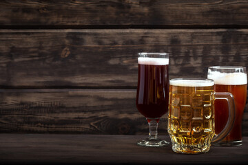 Various sorts of beer