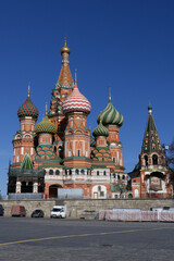 Fototapeta na wymiar St. Basil's Cathedral in Moscow.