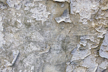 grey cement wall with crack in industrial building, great for your design and background texture