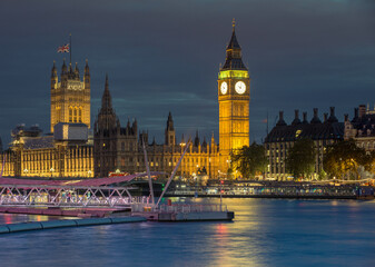 big ben at night london