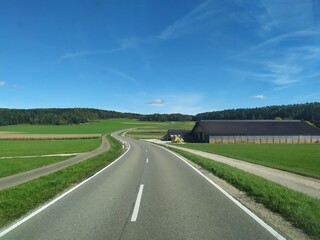 Fototapeta premium road in the countryside
