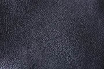 Natural black leather texture. Animal leather. Black leather texture for background