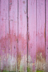 beautiful background of painted wooden pink boards
