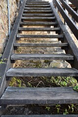 Stare drewnianne schody