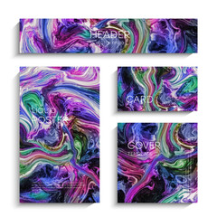 Mixture of acrylic paints. Modern artwork. Trendy design. Marble effect painting. Graphic hand drawn design for design. Contrast, liquid.