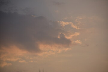 Fototapeta na wymiar Blue clean sky with white cloud