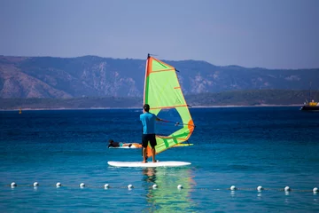 Foto op Plexiglas Gouden Hoorn strand, Brac, Kroatië Bol, Brac island, landscape
