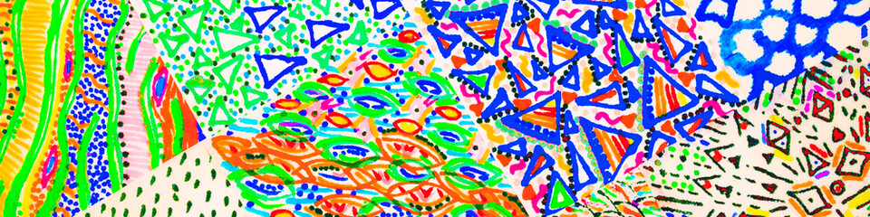 Obraz premium Bright Ethnic Background. Pink Fashion Texture.