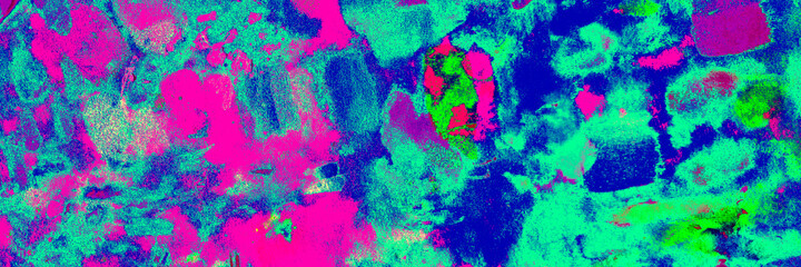 Pink Acrylic Wallpaper. Colourful Wash Element.